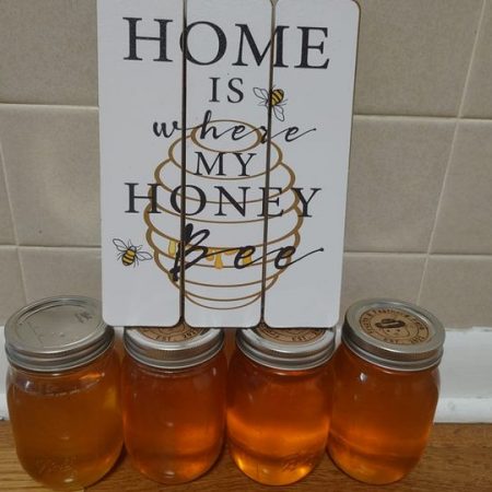 16oz 100% Pure, Raw & Unfiltered Honey